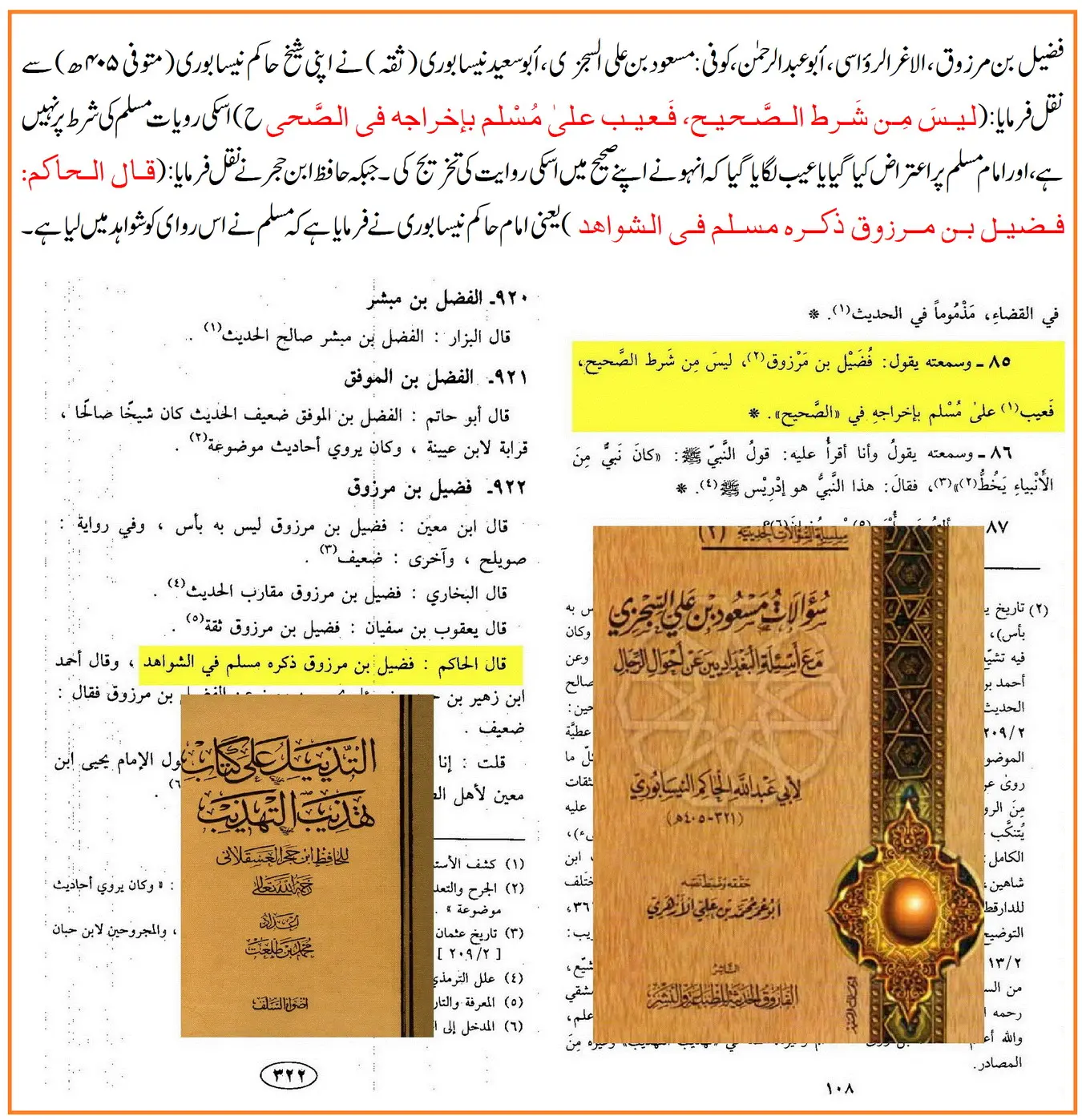 راوی حدیث فضیل بن مرزوق پر 20 محدثین کی جرح اور صحیح مسلم میں اسکی روایات – 02