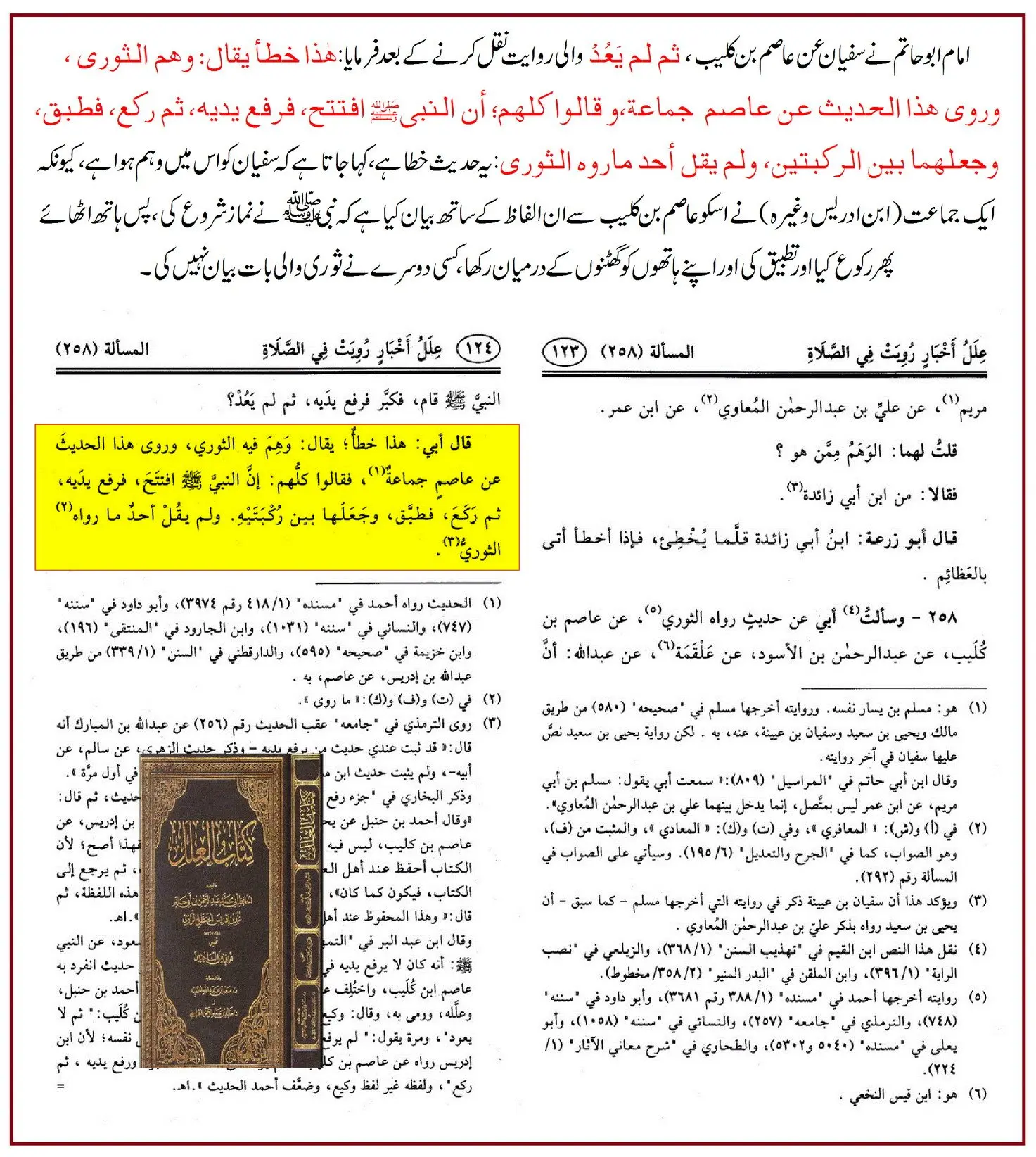 ترکِ رفع یدین کی روایت ابن مسعودؓ پر 25 محدثین کے اقوال و جروحات – 05