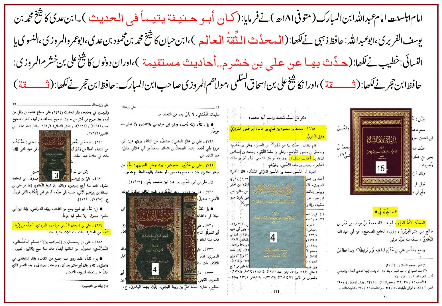 امام عبداللہ بن المبارکؒ کی ابو حنیفہؒ پر جرحِ شدید اور ترکِ روایت – 08 امام عبداللہ بن المبارکؒ کی ابو حنیفہؒ پر جرحِ شدید اور ترکِ روایت – 08