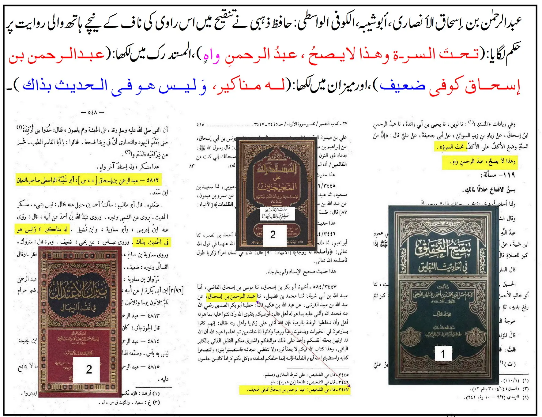 راوی حدیث عبدالرحمن بن اسحاق واسطی پر 40 محدثین کی جرح – 09 راوی حدیث عبدالرحمن بن اسحاق واسطی پر 40 محدثین کی جرح – 09