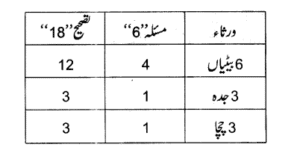 تصحیح وراثت: لغوی معنی، تعریف اور اصول – ۶