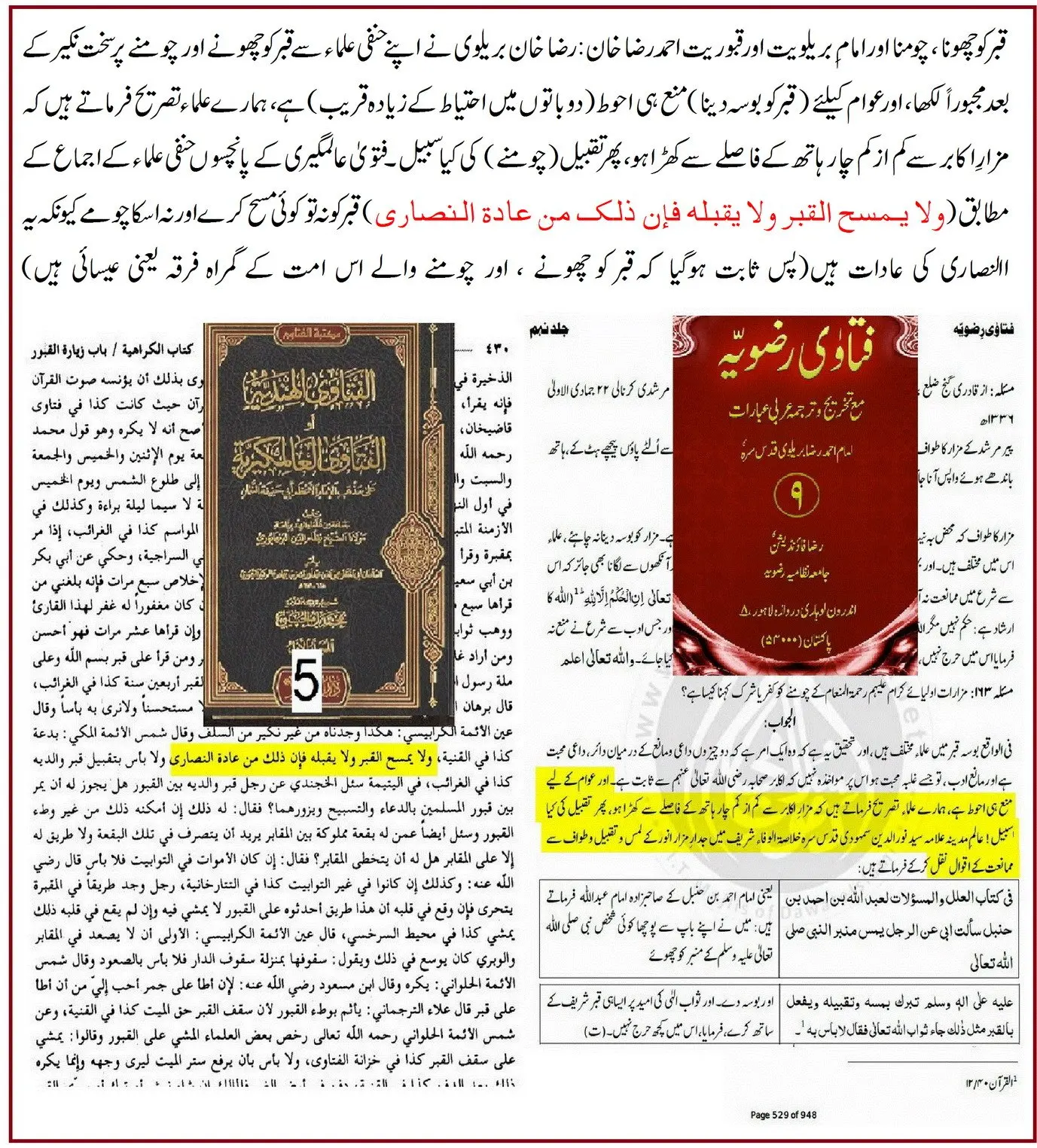 امام احمد بن حنبل سے منسوب قبر نبویﷺ کو چھونے اور بوسہ دینے والی روایت – 13 امام احمد بن حنبل سے منسوب قبر نبویﷺ کو چھونے اور بوسہ دینے والی روایت – 13