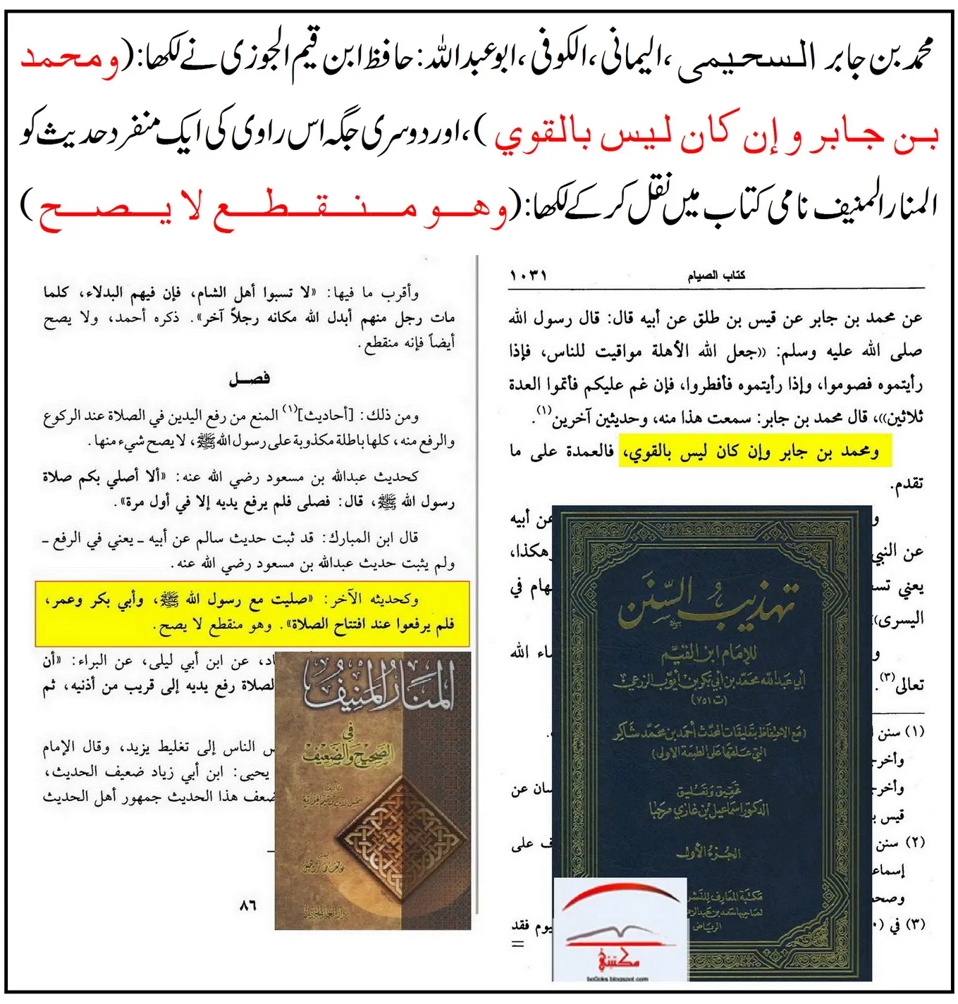 محمد بن جابر الیمامی پر 41 ائمہ کی جروحات – 21