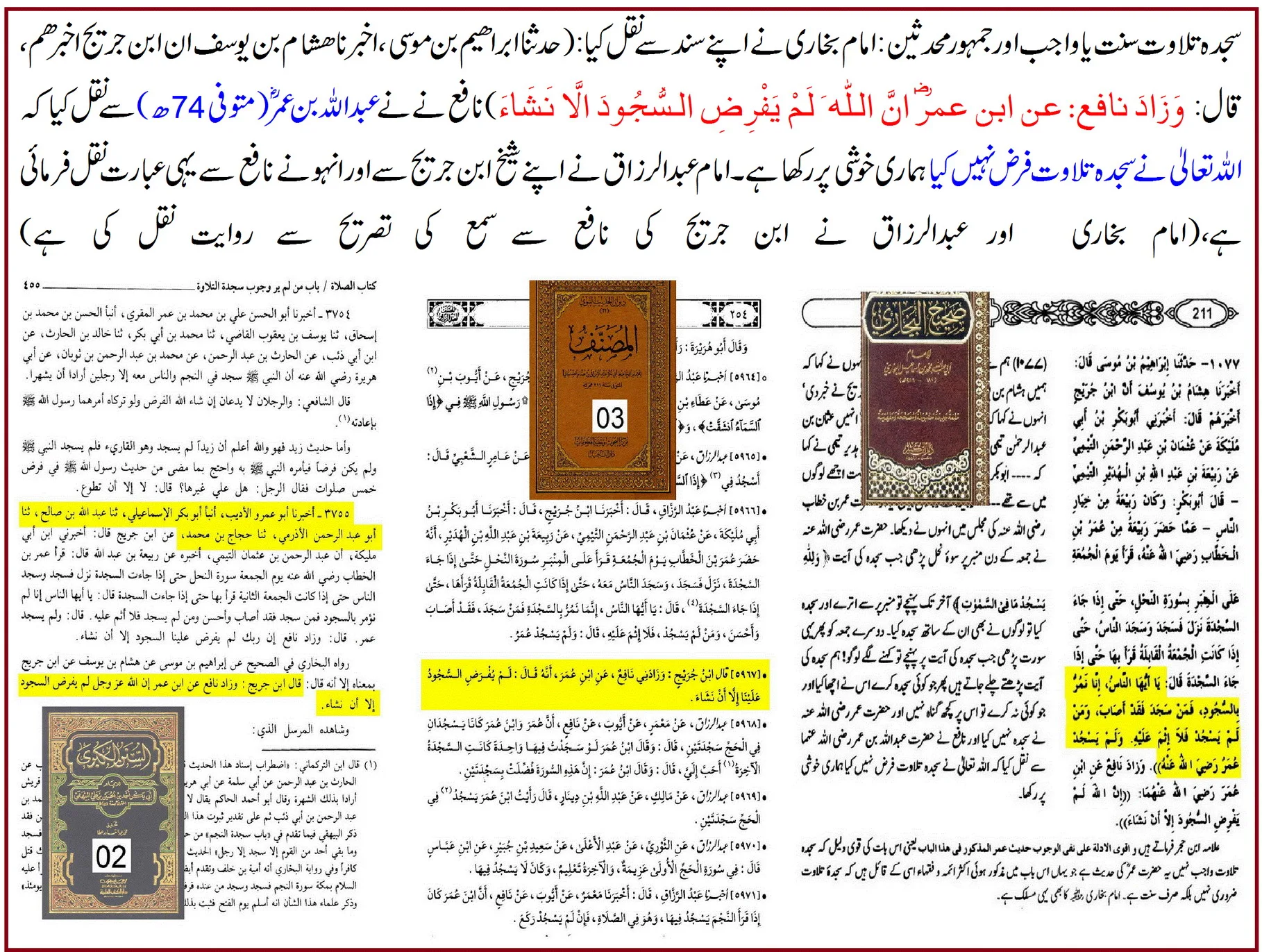 سجدہ تلاوت واجب نہیں – 18 دلائل – 03