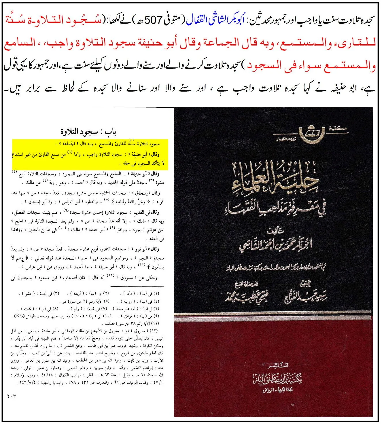 سجدہ تلاوت واجب نہیں – 18 دلائل – 19