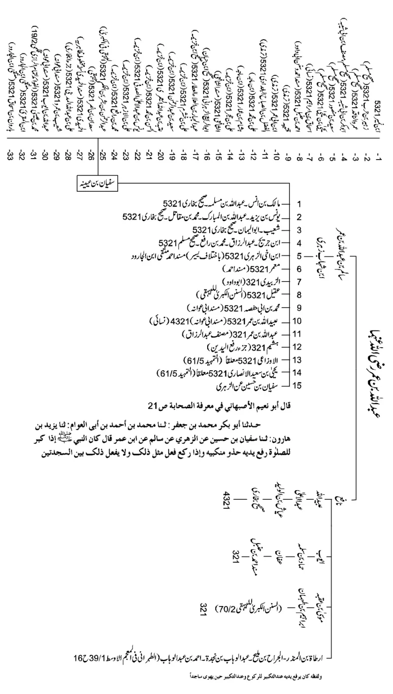 رفع یدین حدیث ابن عمر رض کے راوی رفع یدین حدیث ابن عمر رض کے راوی