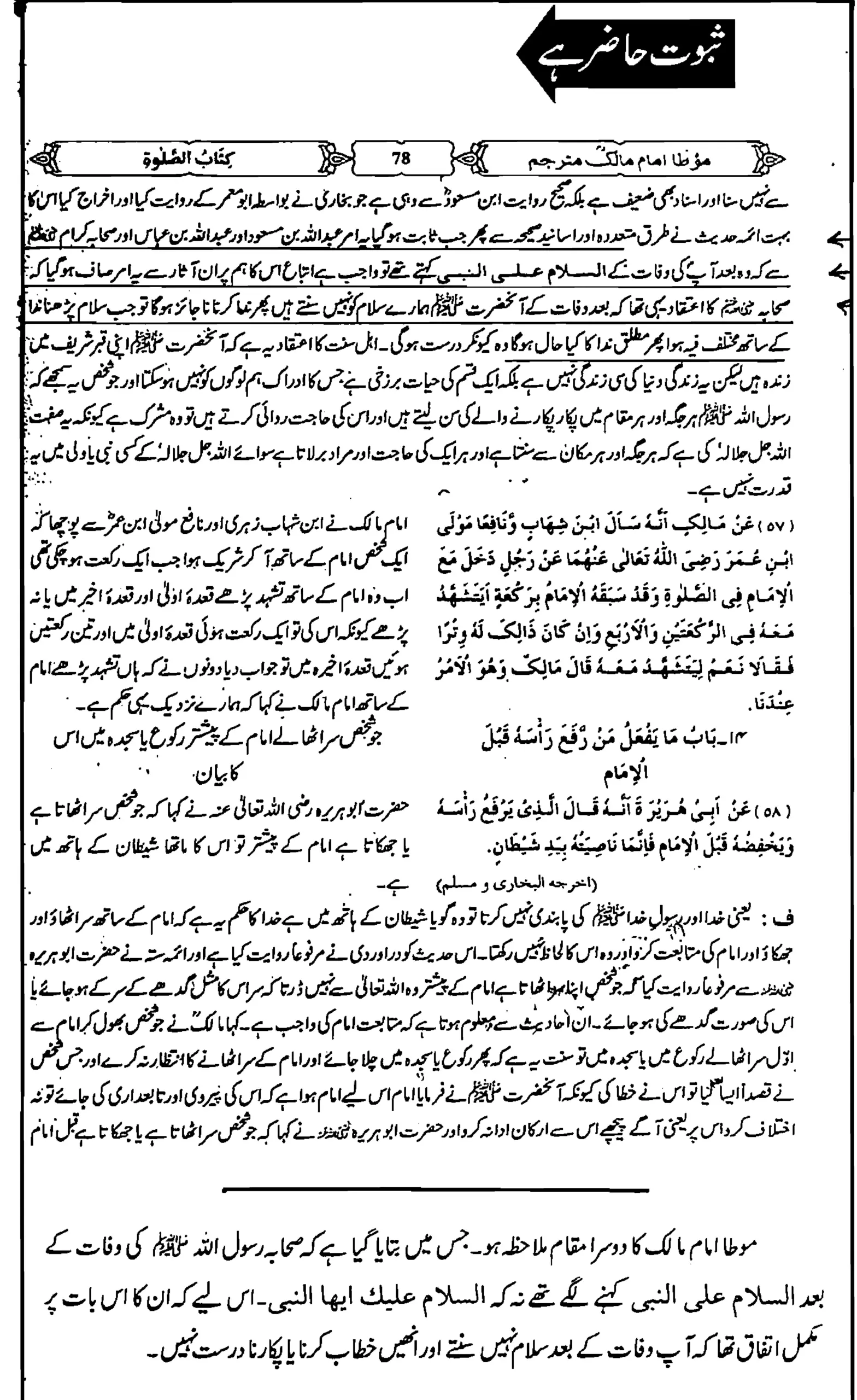 یا رسول اللہ کہنا، تشہد کا سلام اور اہلِ قبور سے خطاب کی حقیقت – Haq-Ki-Talash_page-0739